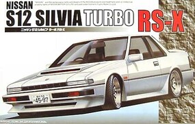 Fujimi Nissan S12 Silvia Turbo RS-X 2-Door Car Plastic Model Car Vehicle Kit 1/24 Scale #4662