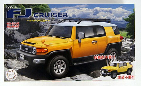 Fujimi Models 1//24 Toyota FJ Cruiser 2-Door Yellow Plastic Model Kit 6613 FJM661