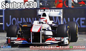 Fujimi Sauber C30 Japan/Monaco/Brazil GP Race Car Plastic Model Car Vehicle Kit 1/20 Scale #9208