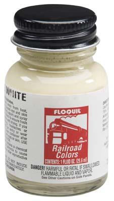 Floquil Railroad Colors - 1oz 30ml - Solvent Based Antique White <div>*HAZ*</div>