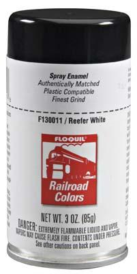 Floquil Railroad Aerosols - 3oz 89ml - Spray Reefer White <div>*HAZ*</div>