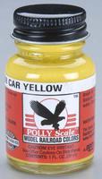 (bulk of 6) 1oz. Bottle Polly Scale Acrylic SCL Hopper Car Yellow (D)