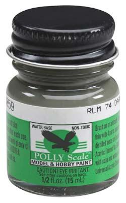Floquil Polly Scale Dark Gray RLM74 1/2 oz