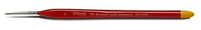 Flex-I-File Size 0 Fine Red Sable Brush Hobby and Model Paint Brush #0