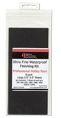 Flex-I-File Ultra Fine Waterproof Finishing Kit Hobby and Model Sanding Tool #110