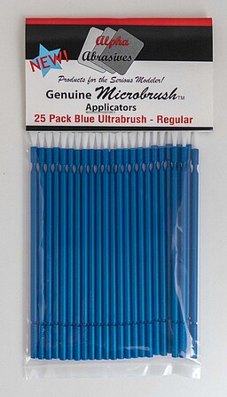Flex-I-File Ultrabrush Regular Blue Microbrush 100 pack Hobby and Model Hand Tool Supply #1350