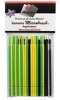 Flex-I-File Assorted Microbrushes 40 pack Hobby and Model Hand Tool Supply #1400