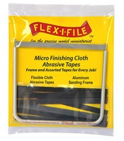 Flex-I-File Micro Finishing Cloth with frame Hobby and Model Sanding Tool #15129
