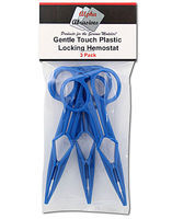 Flex-I-File Gentle Touch Plastic Locking Hemostat 3 pack Hobby and Model Clamping Hand Tool #5002