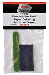 Flex-I-File Abrasive Eraser 1200 grit Hobby and Model Hand Sanding Tool #64053
