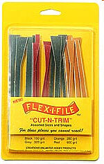 Flex-I-File Cut-N-Trim flex-pad sanding files Hobby and Plastic Model Sanding Tool #8575