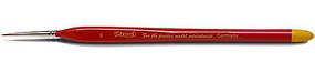 Flex-I-File 0 Size Red Sable Paint Brush Hobby and Plastic Model Paint Brush #br0