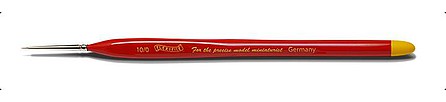 Flex-I-File 10/0 Size Red Sable Paint Brush Hobby and Plastic Model Paint Brush #br10-0