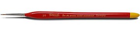 Flex-I-File 2/0 Size Red Sable Paint Brush Hobby and Plastic Model Paint Brush #br2-0