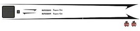 FLYZONE Decal Set Super Cub Select Scale FLYZONE Decal Set Super Cub Select Scale