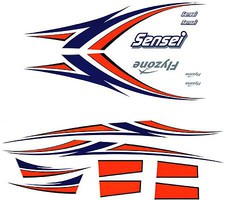 FLYZONE Decal Set Sensei Sport Trainer FLYZONE Decal Set Sensei Sport Trainer
