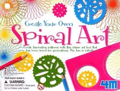 4M-Projects Create Your Own Spiral Art Kit Drawing Kit #3634