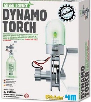 4M-Projects Dynamo Torch Green Science Kit Science Engineering Kit #3645