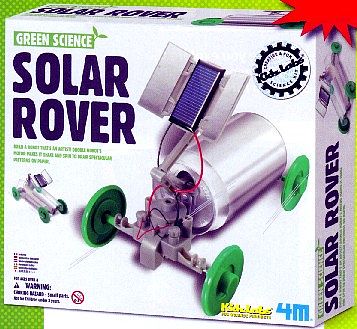 4M-Projects Solar Rover Green Science Kit Science Engineering Kit #3782