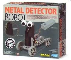 4M-Projects Remote Control Metal Detector Robot Kit Science Engineering Kit #4607 4M-Projects Remote Control Metal Detector Robot Kit Science Engineering Kit #4607