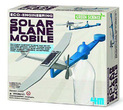 4M-Projects Eco-Engineering- Solar Plane Mobile Green Science Kit