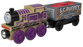 Fisher-Price Ryan Engine, Dynamite Car Thomas & Friends(TM) Wood Purple with Gray S.C. Ruffey Dynamite Car Fisher-Price Ryan Engine, Dynamite Car Thomas & Friends(TM) Wood Purple with Gray S.C. Ruffey Dynamite Car