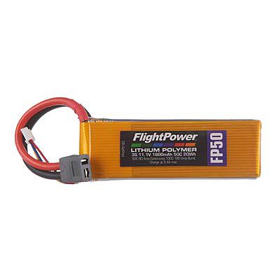 Flight-Power LiPo FP50 3S 11.1V 1800mAh 50C