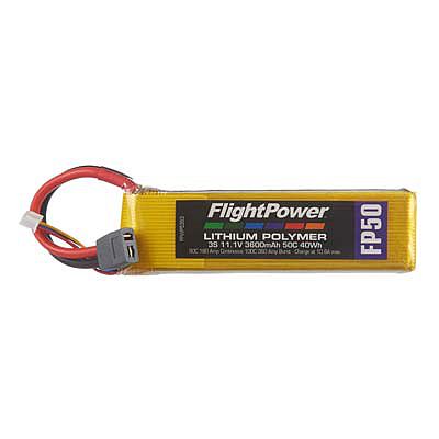 Flight-Power LiPo FP50 3S 11.1V 3600mAh 50C