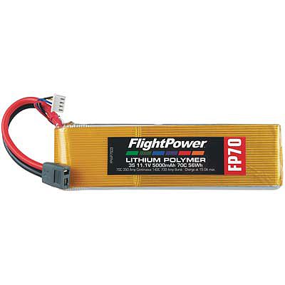 Flight-Power LiPo FP70 3S 11.1V 5000mAh 70C