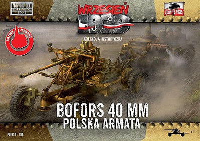First-To-Fight WWII Bofors 40mm Anti-Aircraft Gun Plastic Model Weapon Kit 1/72 Scale #36