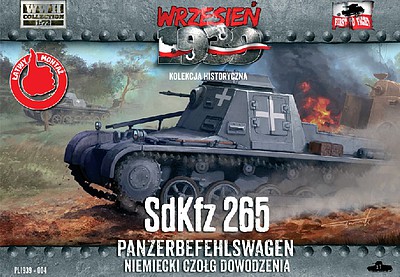 First-To-Fight SdKfz 265 German Command Tank Plastic Model Tank Kit 1/72 Scale #4