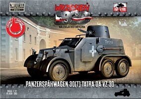 First-To-Fight WWII Panzerspahwagen 30(t) Tatra OA vz 30 Plastic Model Tank Kit 1/72 Scale #95