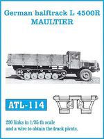 Fruilmodel German Halftrack L4500R Maultier Track Link Set Plastic Model Halftrack Tracks 1/35 #114 Fruilmodel German Halftrack L4500R Maultier Track Link Set Plastic Model Halftrack Tracks 1/35 #114
