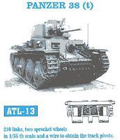Fruilmodel Panzer 38(t) Tank Track Link Set (210 Links) Plastic Model Tank Tracks 1/35 Scale #13 Fruilmodel Panzer 38(t) Tank Track Link Set (210 Links) Plastic Model Tank Tracks 1/35 Scale #13