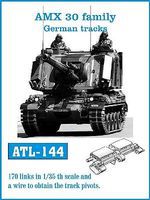 German AMX 30 Family Track Set (170 Links) Plastic Model Tank Tracks 1/35 Scale #144