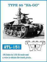 Fruilmodel 1/35 Type 95 HA-GO Track Set (195 Links) Fruilmodel 1/35 Type 95 HA-GO Track Set (195 Links)