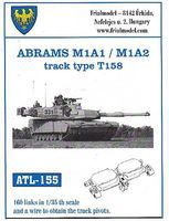 Fruilmodel 1/35 Abrams M1A1/M1A2 Type T158 Track Set (160 Links) Fruilmodel 1/35 Abrams M1A1/M1A2 Type T158 Track Set (160 Links)