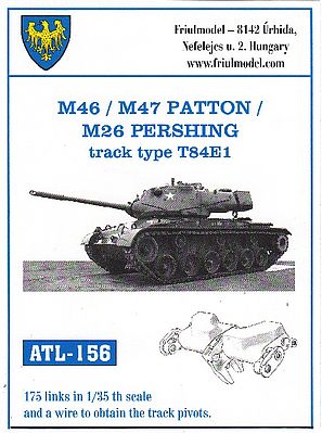 Fruilmodel 1/35 M46/M47 Patton/M26 Pershing Type T84E1 Track Set (175Links)