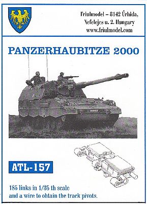 Fruilmodel Panzerhaubitze 2000 Track Set Plastic Model Vehicle Accessory Kit 1/35 Scale #157
