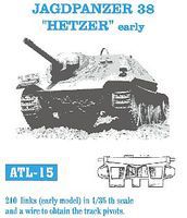 Fruilmodel Jagdpanzer 38 Hetzer Early Tank Track Link Set Plastic Model Tank Tracks 1/35 Scale #15 Fruilmodel Jagdpanzer 38 Hetzer Early Tank Track Link Set Plastic Model Tank Tracks 1/35 Scale #15
