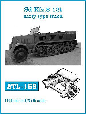 Fruilmodel SdKfz 8 12t Early Track Set (110) Plastic Model Vehicle Accessory Kit 1/35 Scale #169