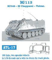 Fruilmodel M113/548, Chapparal, Vulcan Track Link Set (160 Links) Plastic Model Tank Tracks 1/35 #17 Fruilmodel M113/548, Chapparal, Vulcan Track Link Set (160 Links) Plastic Model Tank Tracks 1/35 #17