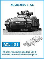 Fruilmodel Schutzenpanzer Marder 1A5 Track Set Plastic Model Vehicle Accessory Kit 1/35 Scale #181