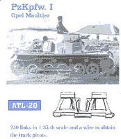 PzKpfw I Opel Maultier Tank Track Link Set (230 Links)