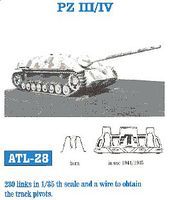 Fruilmodel Pz III/IV Mod. 1944/45 Tank Track Link Set (230 Links) Plastic Model Tank Tracks 1/35 #28 Fruilmodel Pz III/IV Mod. 1944/45 Tank Track Link Set (230 Links) Plastic Model Tank Tracks 1/35 #28