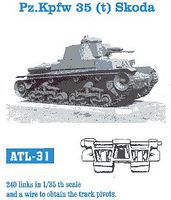 Fruilmodel PzKpfw 35(t) Skoda Tank Track Link Set (240 Links) Plastic Model Tank Tracks 1/35 Scale #31 Fruilmodel PzKpfw 35(t) Skoda Tank Track Link Set (240 Links) Plastic Model Tank Tracks 1/35 Scale #31