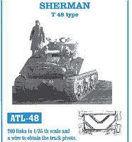 Fruilmodel Sherman T48 Tank Track Link Set (200 Links) Plastic Model Tank Tracks 1/35 Scale #48 Fruilmodel Sherman T48 Tank Track Link Set (200 Links) Plastic Model Tank Tracks 1/35 Scale #48