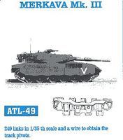 Merkava Mk III Tank Track Link Set (240 Links)