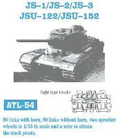 Fruilmodel JS1/JS2/JS3/ JSU122/JSU152 Tank Light Track Link Set Plastic Model Tank Tracks 1/35 #54 Fruilmodel JS1/JS2/JS3/ JSU122/JSU152 Tank Light Track Link Set Plastic Model Tank Tracks 1/35 #54