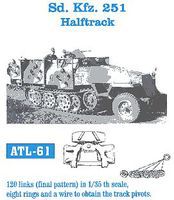 Fruilmodel SdKfz 251 Halftrack Tank Track Link Set (120 Links) Plastic Model Halftrack Tracks 1/35 #61 Fruilmodel SdKfz 251 Halftrack Tank Track Link Set (120 Links) Plastic Model Halftrack Tracks 1/35 #61